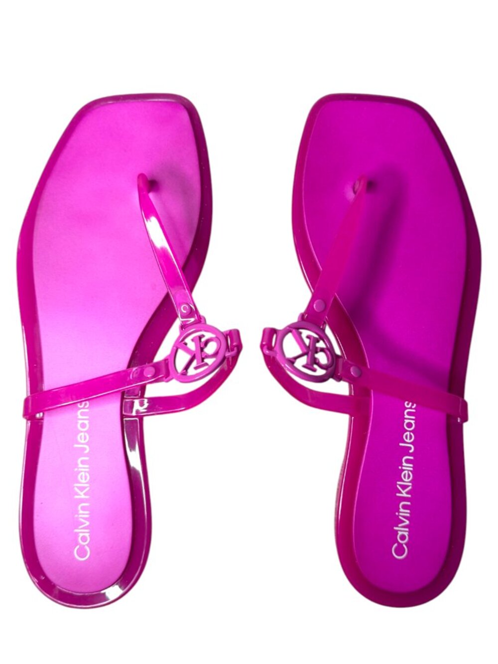 Calvin Klein Edhen Women's Sandals Size 9M Hot Pink
